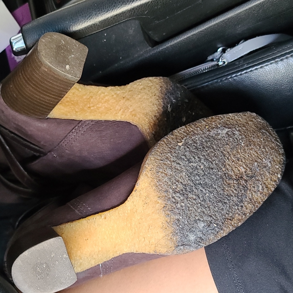 Tory Burch Jamie Leather Suede Boots - Picture 9 of 10